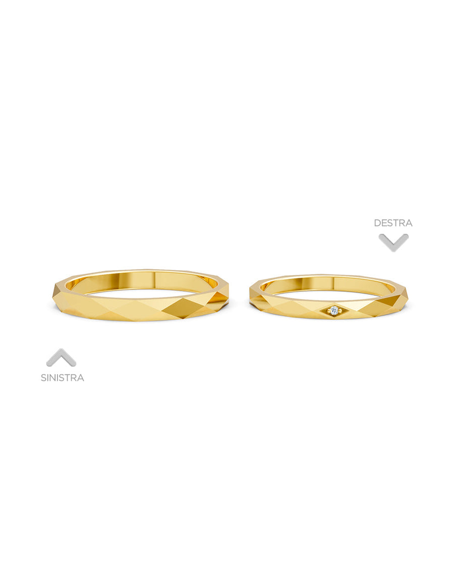 Argolla de matrimonio - unión perfecta - UNITI4