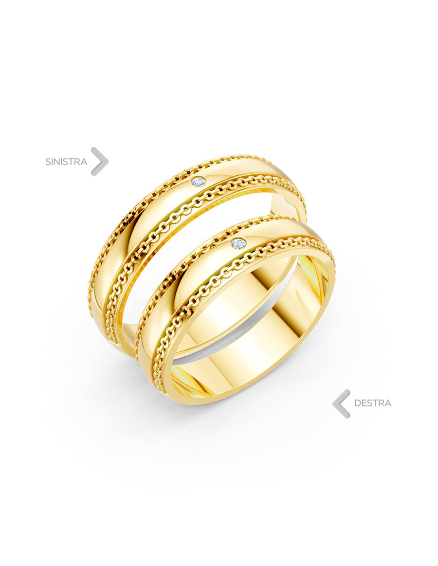 Argolla de matrimonio - unión perfecta - UNITI40