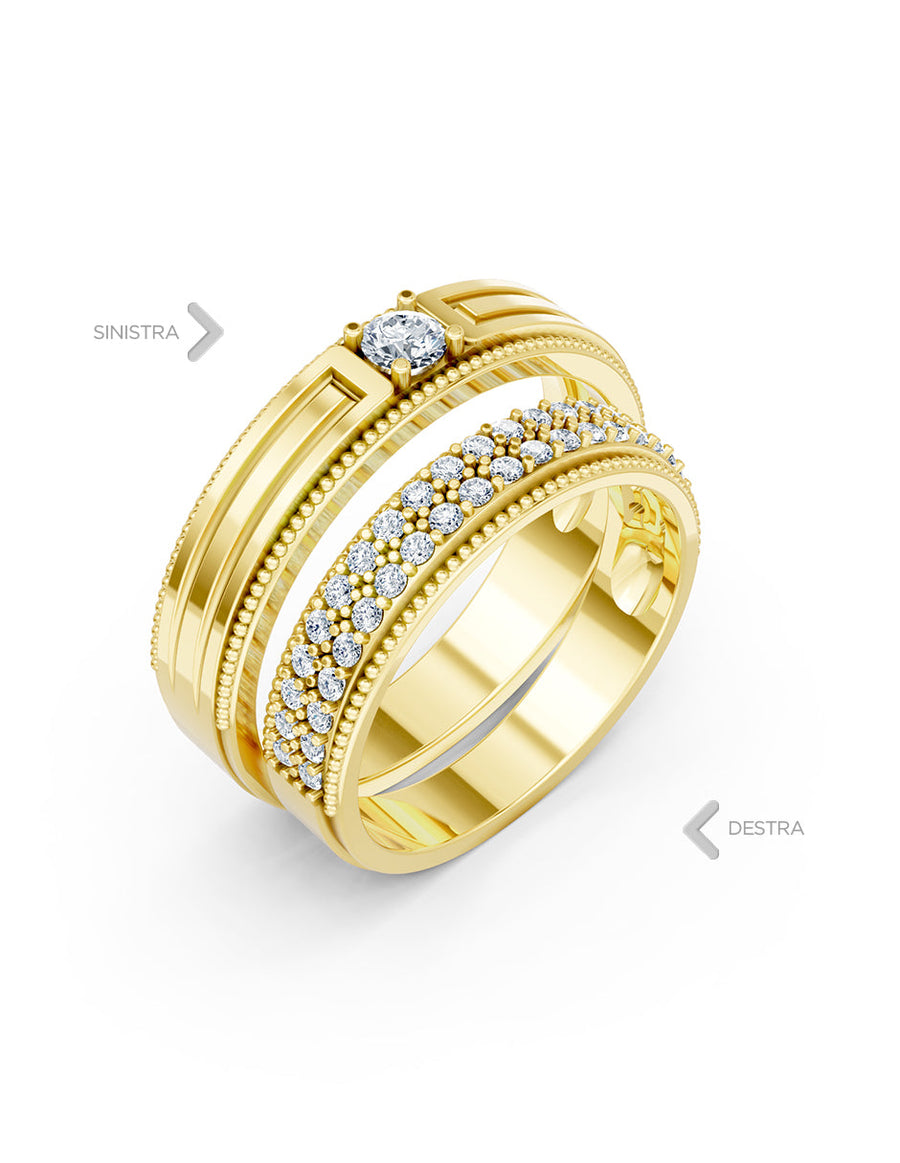 Argolla de matrimonio - unión perfecta - UNITI42