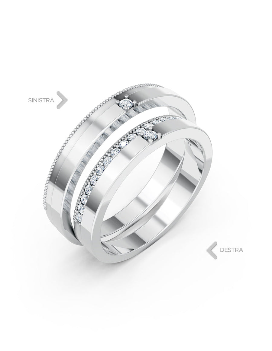 Argolla de matrimonio - unión perfecta - UNITI44