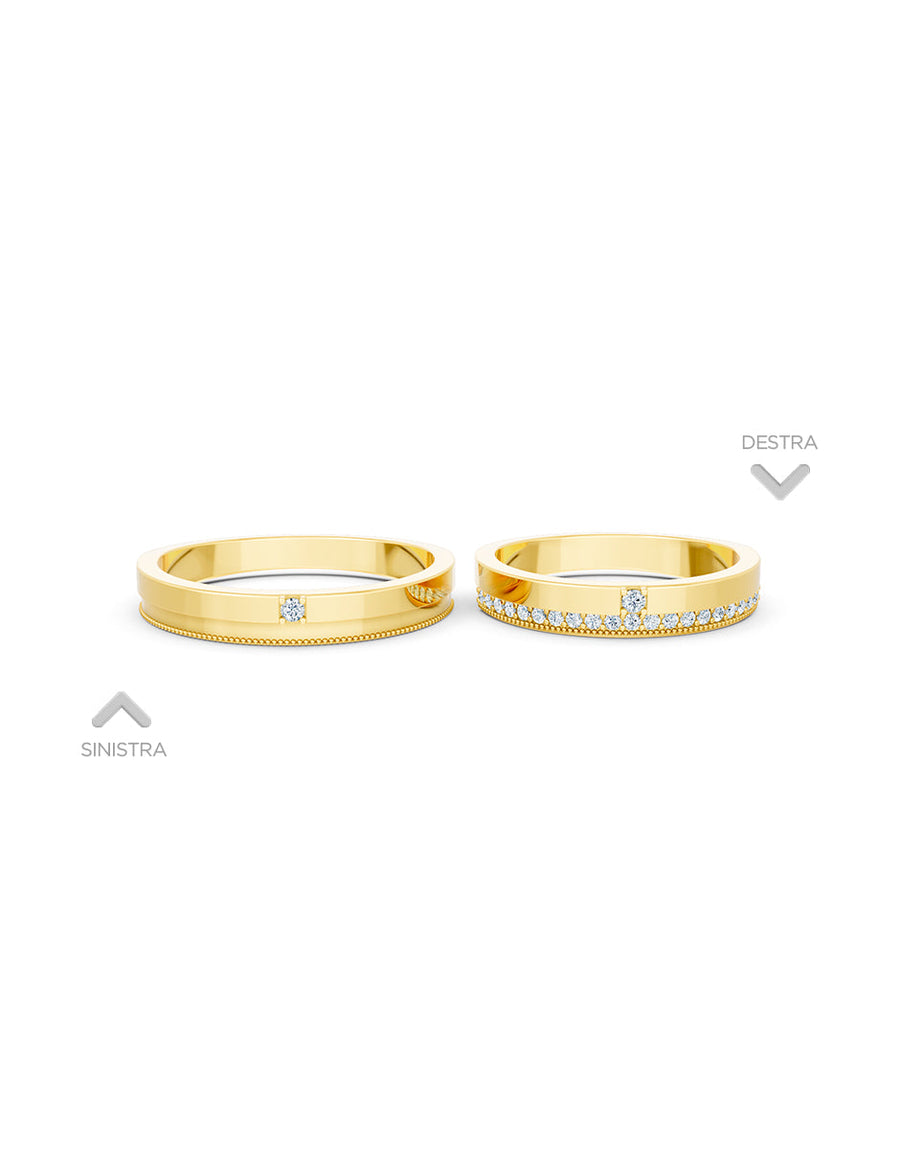 Argolla de matrimonio - unión perfecta - UNITI44