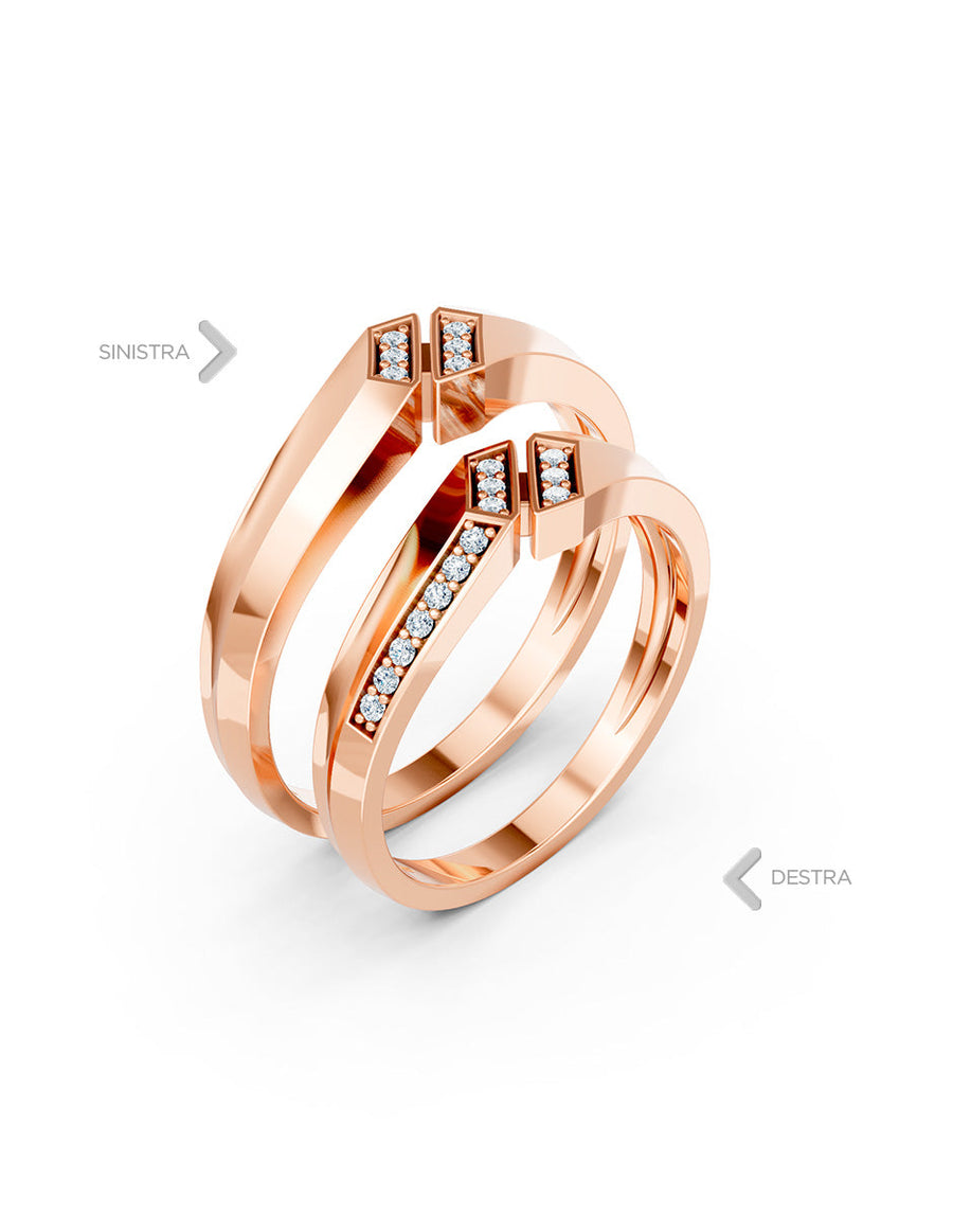Argolla de matrimonio - unión perfecta - UNITI45