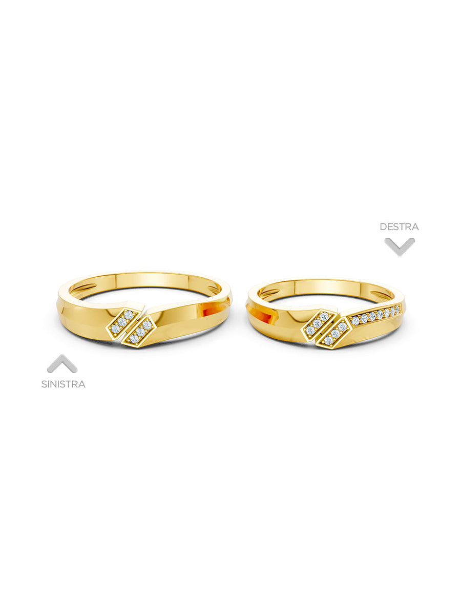 Argolla de matrimonio - unión perfecta - UNITI45