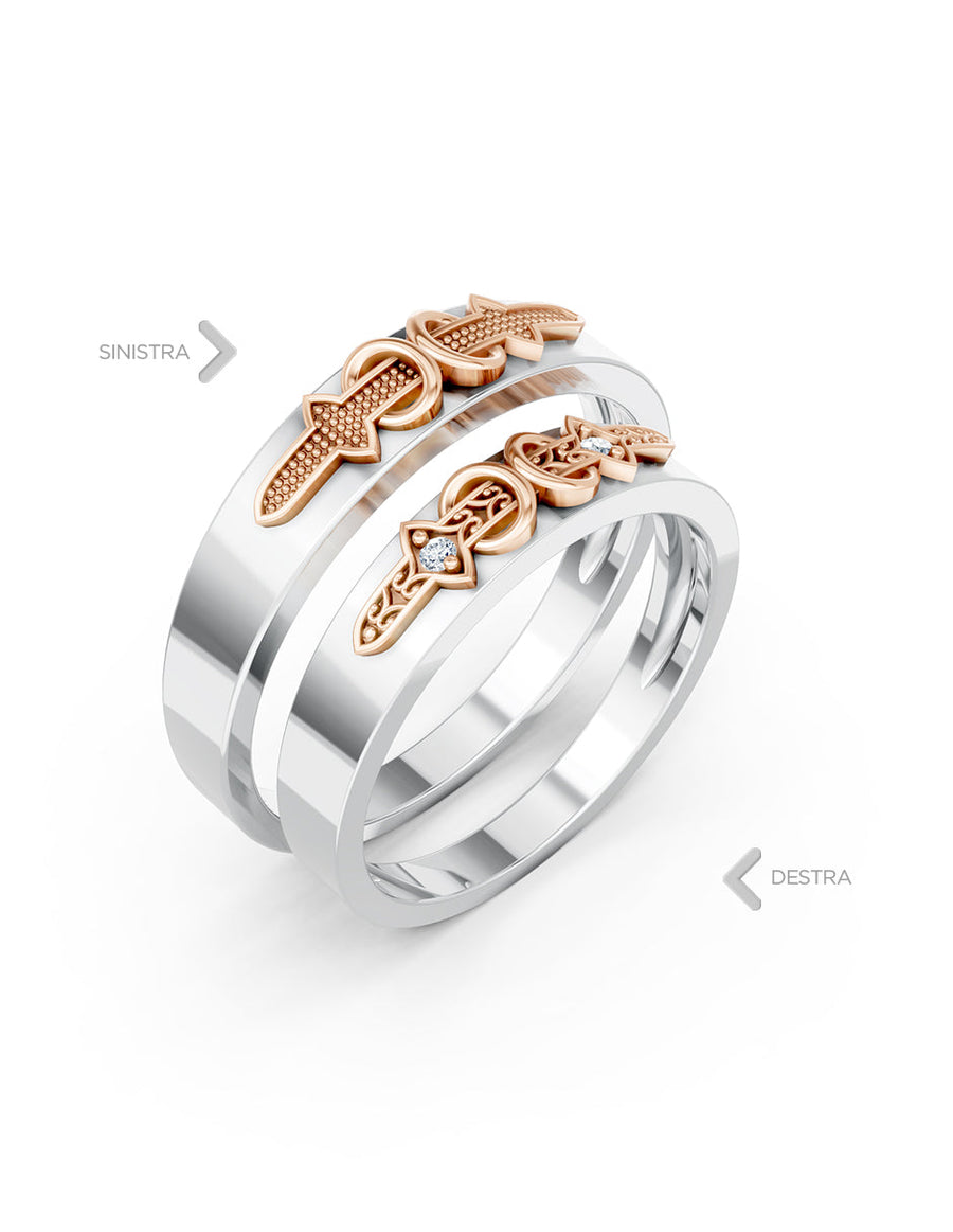 Argolla de matrimonio - unión perfecta - UNITI46