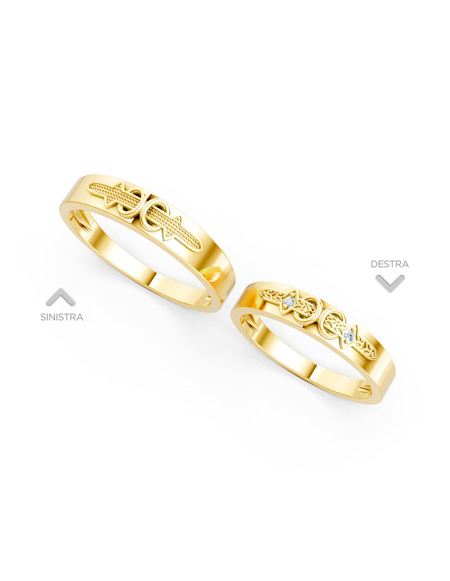 Argolla de matrimonio - unión perfecta - UNITI46