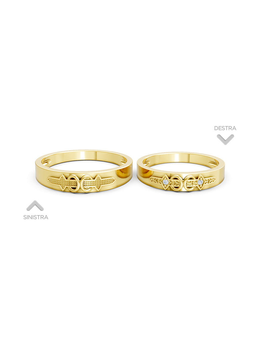 Argolla de matrimonio - unión perfecta - UNITI46