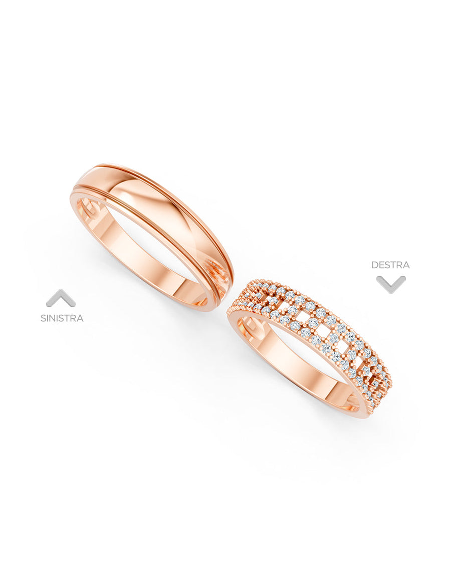 Argolla de matrimonio - unión perfecta - UNITI48