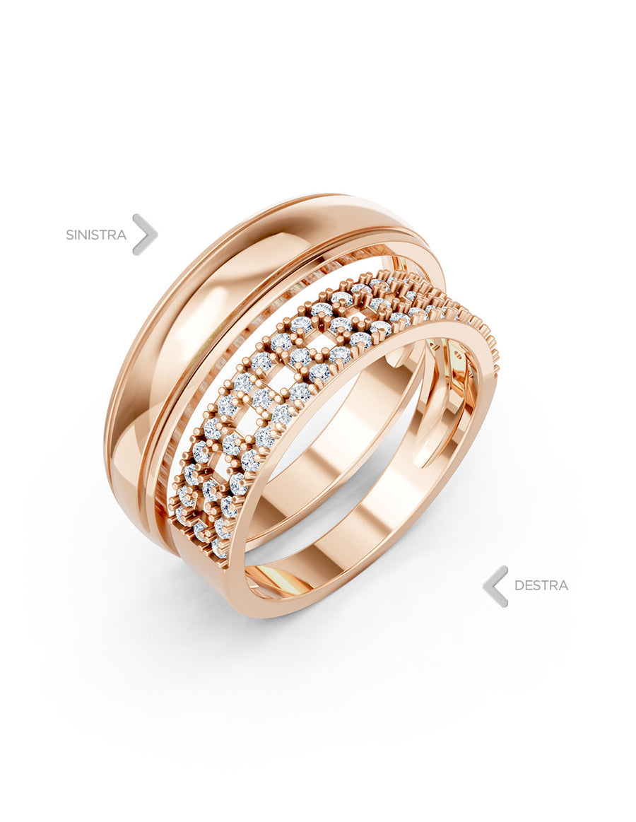 Argolla de matrimonio - unión perfecta - UNITI48