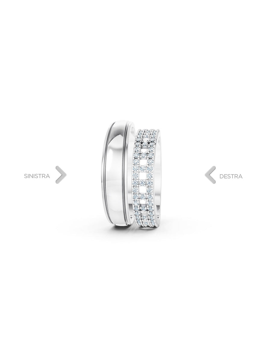 Argolla de matrimonio - unión perfecta - UNITI48