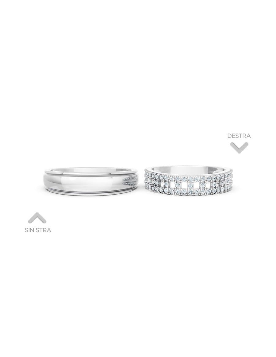 Argolla de matrimonio - unión perfecta - UNITI48