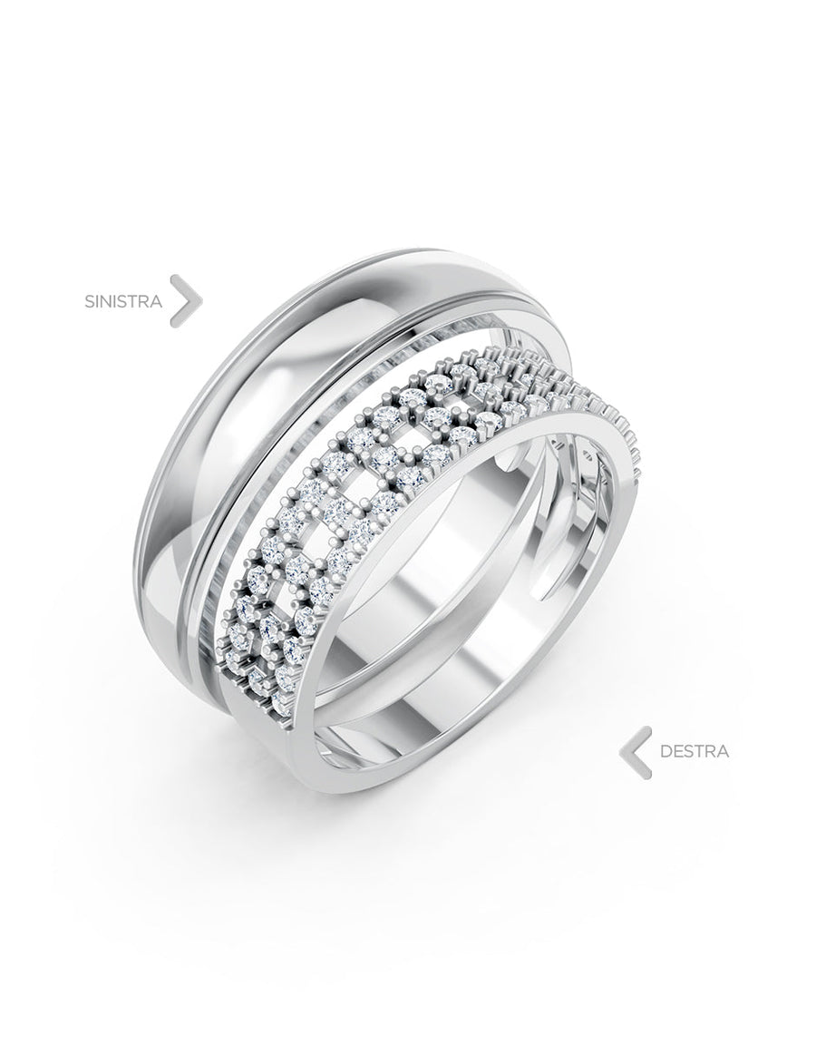 Argolla de matrimonio - unión perfecta - UNITI48