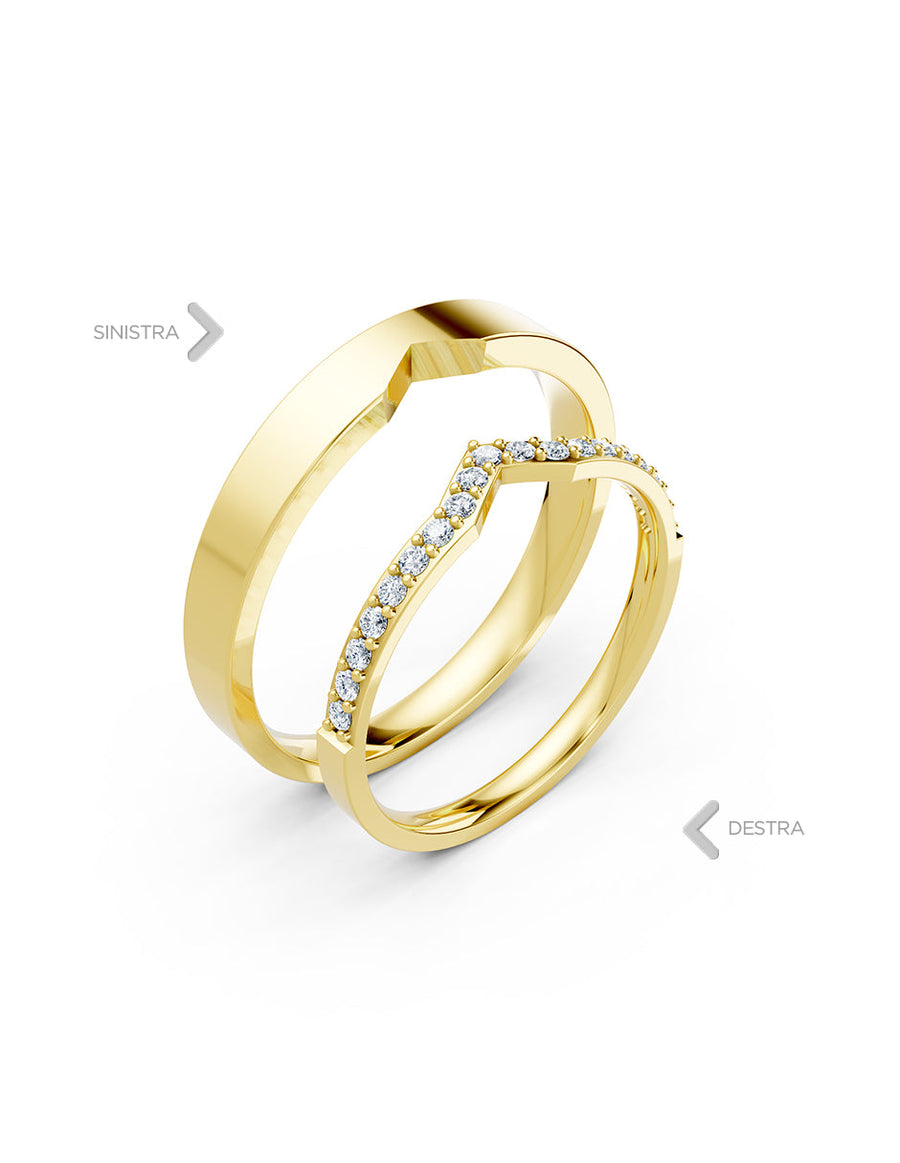 Argolla de matrimonio - unión perfecta - UNITI5