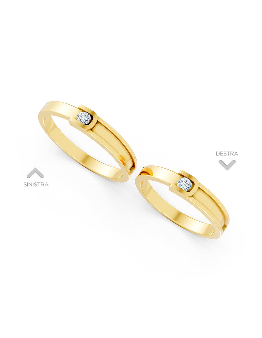Argolla de matrimonio - unión perfecta - UNITI50
