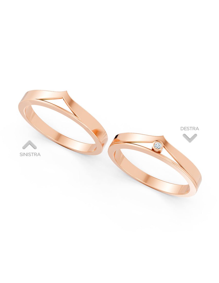 Argolla de matrimonio - unión perfecta - UNITI51
