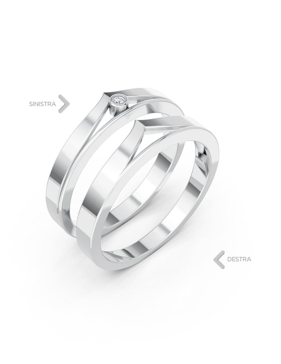 Argolla de matrimonio - unión perfecta - UNITI51