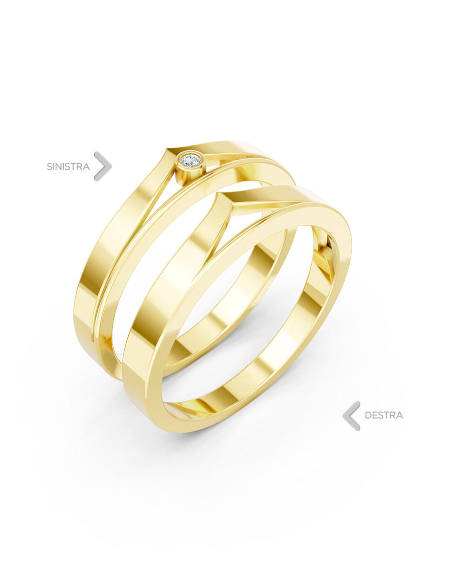 Argolla de matrimonio - unión perfecta - UNITI51