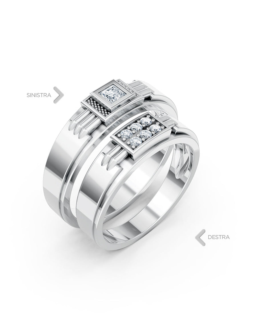 Argolla de matrimonio - unión perfecta - UNITI54