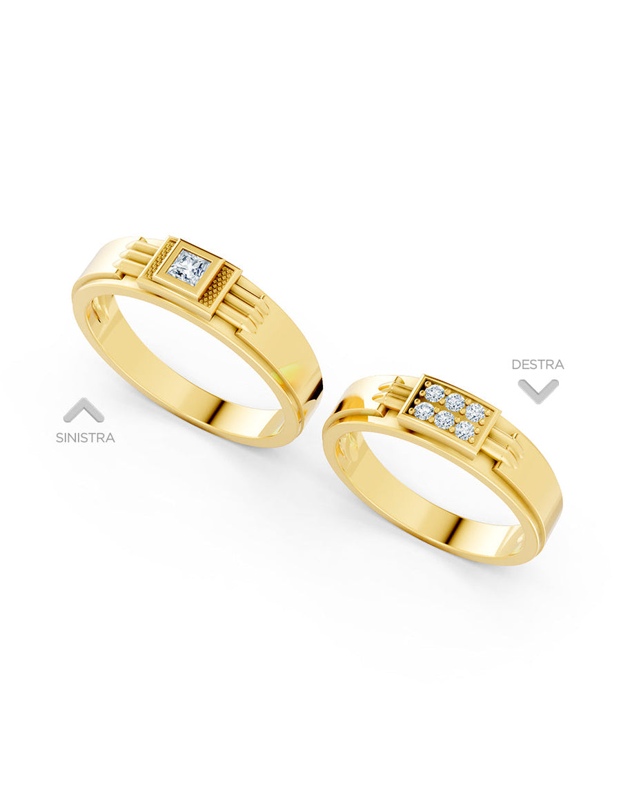 Argolla de matrimonio - unión perfecta - UNITI54