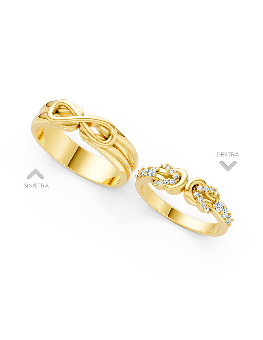 Argolla de matrimonio - unión perfecta - UNITI55
