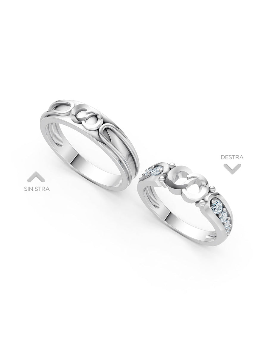 Argolla de matrimonio - unión perfecta - UNITI56
