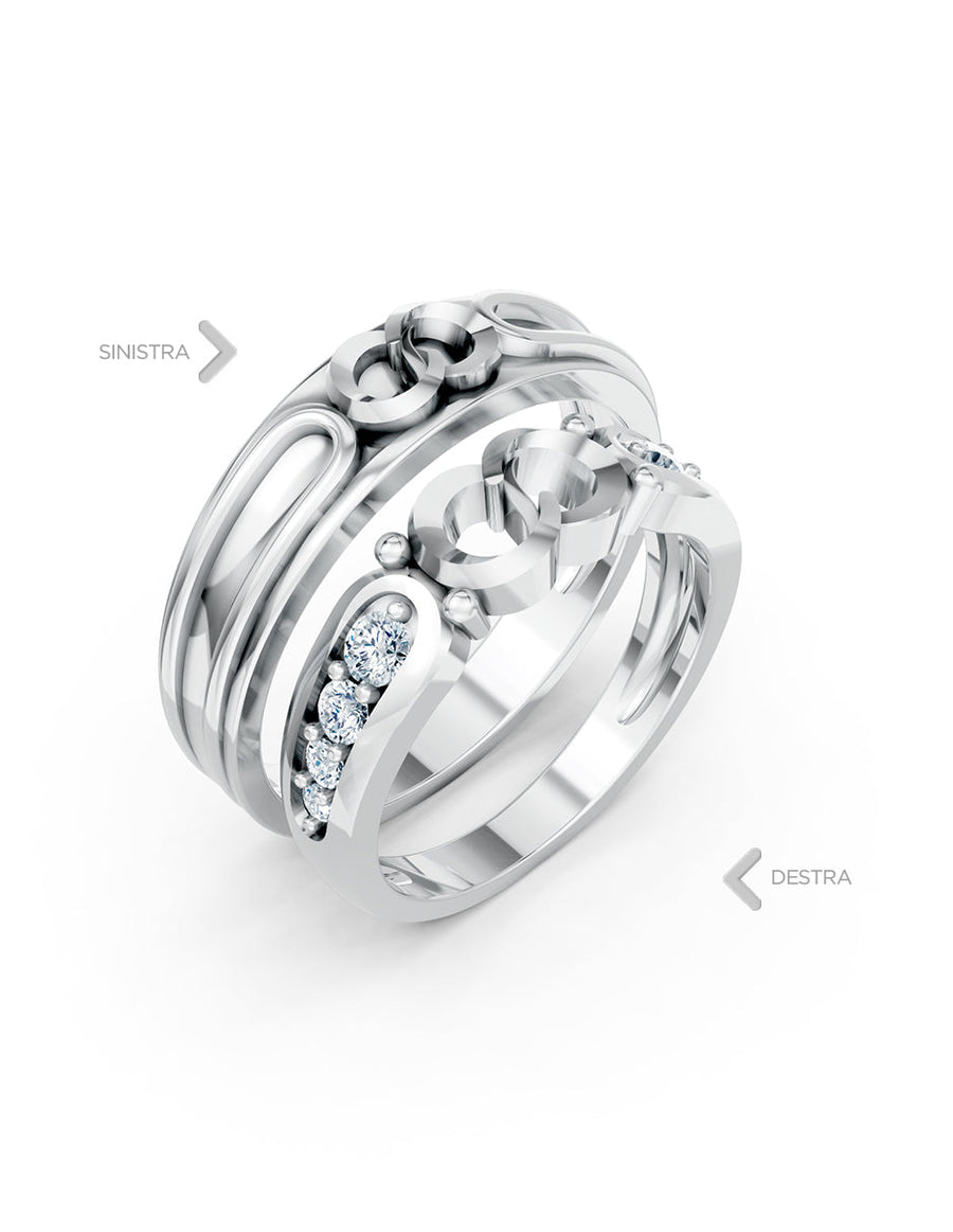 Argolla de matrimonio - unión perfecta - UNITI56