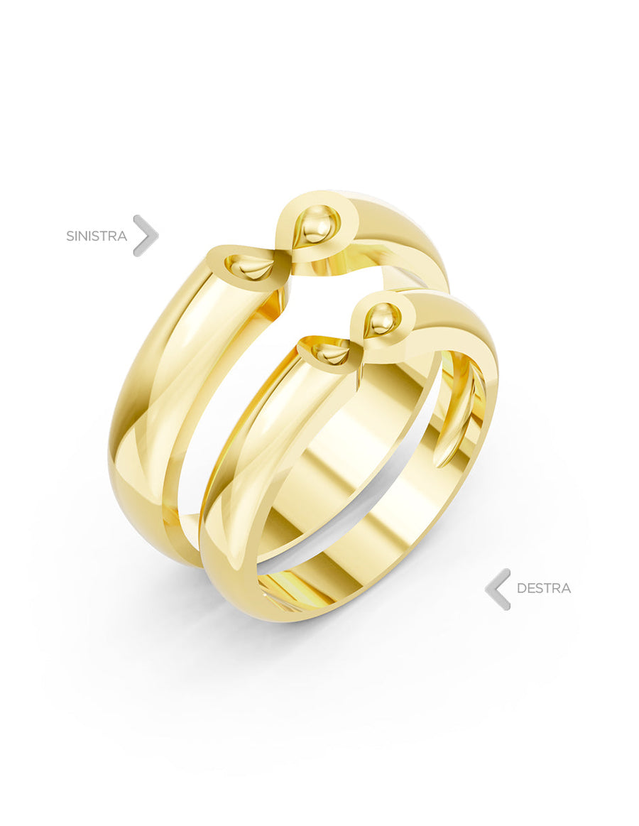 Argolla de matrimonio - unión perfecta - UNITI58