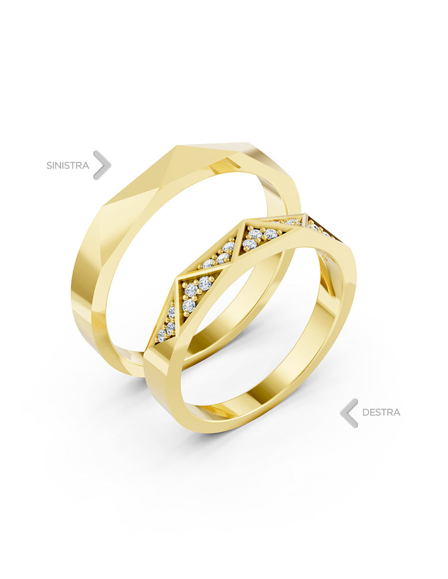 Argolla de matrimonio - unión perfecta - UNITI6