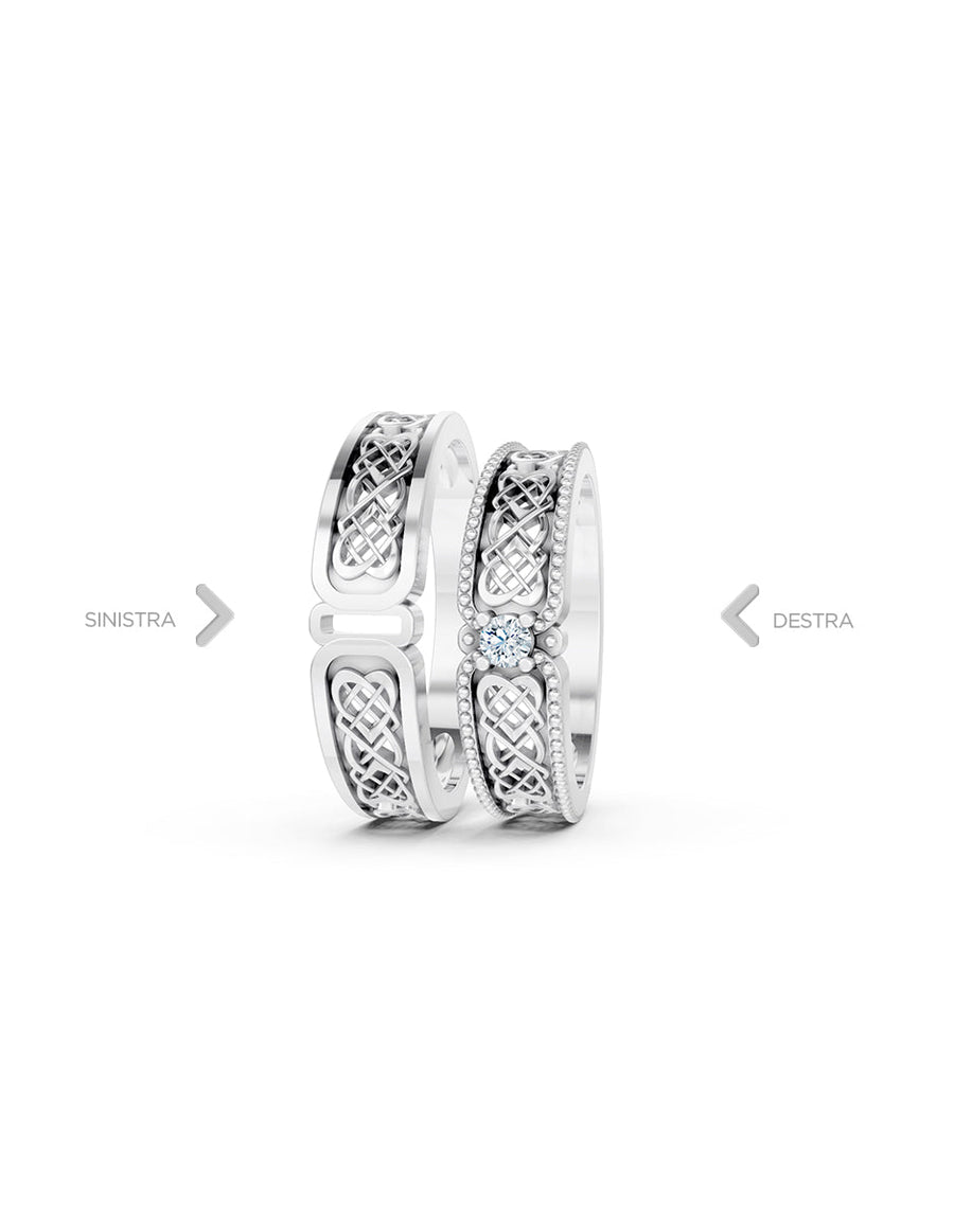 Argolla de matrimonio - unión perfecta - UNITI64