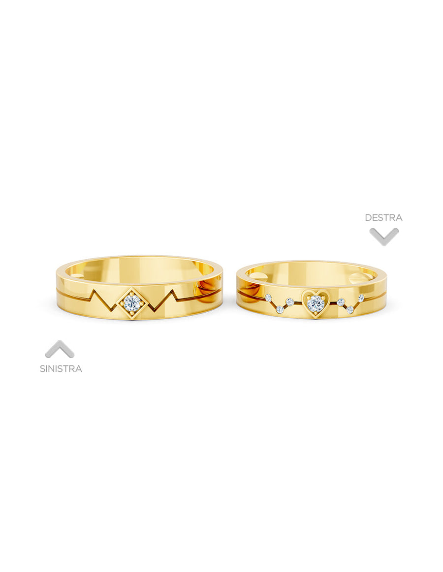 Argolla de matrimonio - unión perfecta - UNITI66