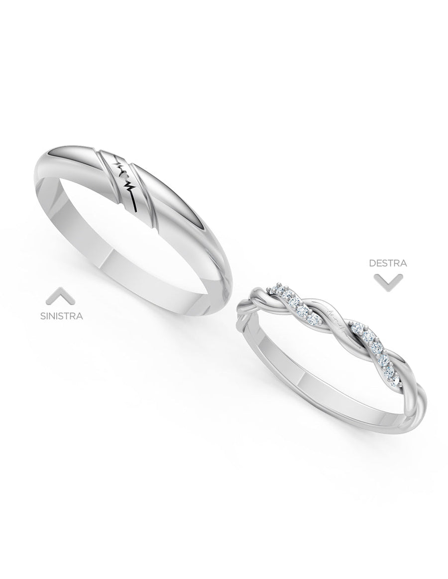 Argolla de matrimonio - unión perfecta - UNITI69