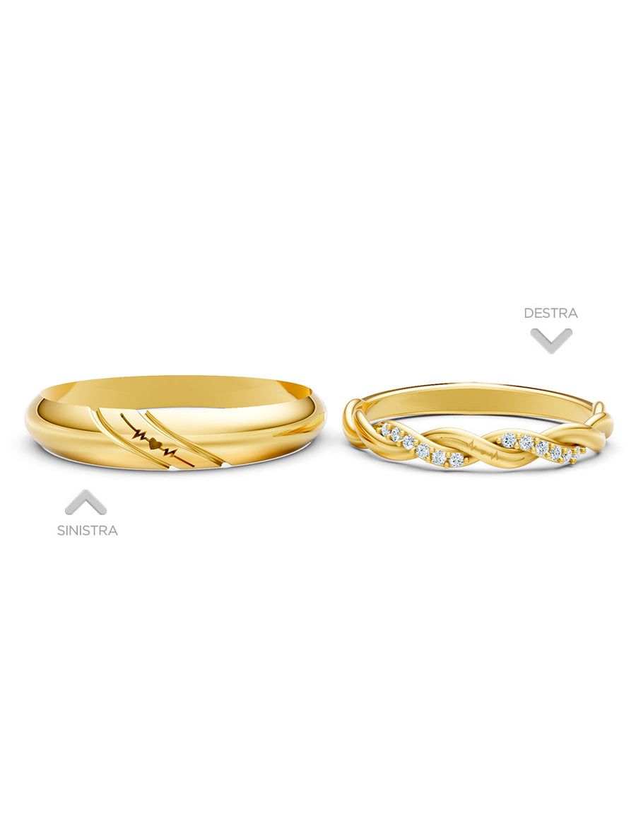 Argolla de matrimonio - unión perfecta - UNITI69