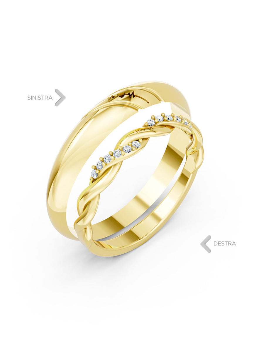 Argolla de matrimonio - unión perfecta - UNITI69