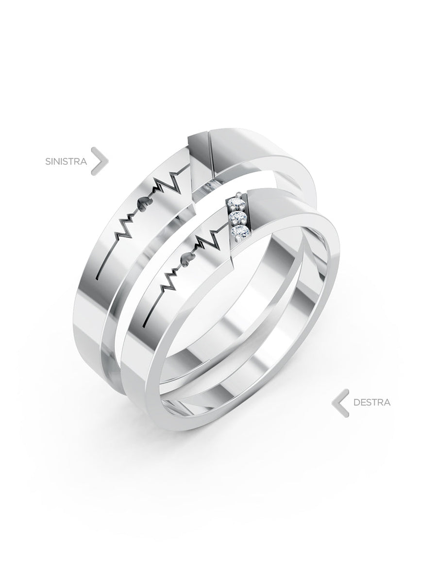 Argolla de matrimonio - unión perfecta - UNITI70