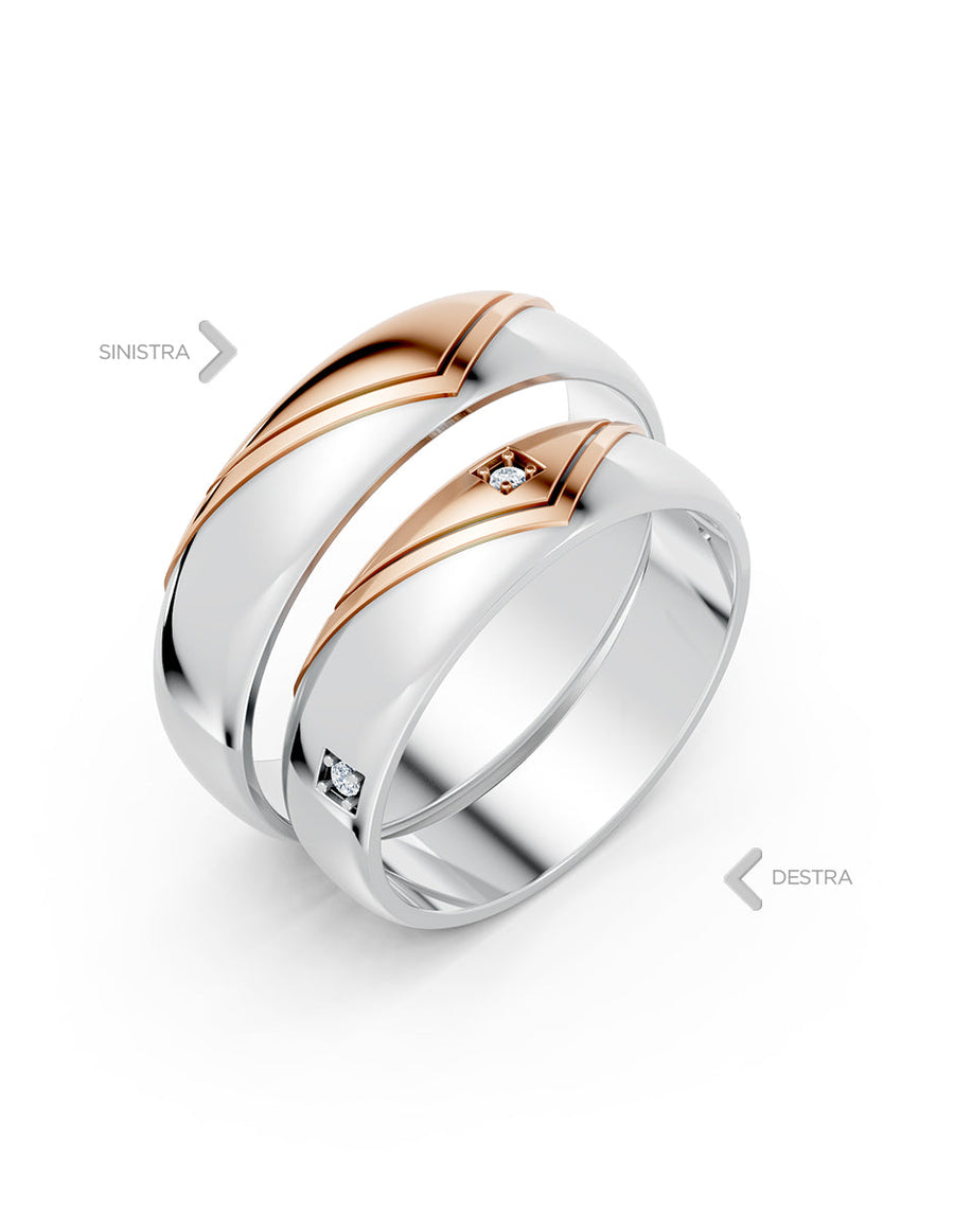 Argolla de matrimonio - unión perfecta - UNITI74
