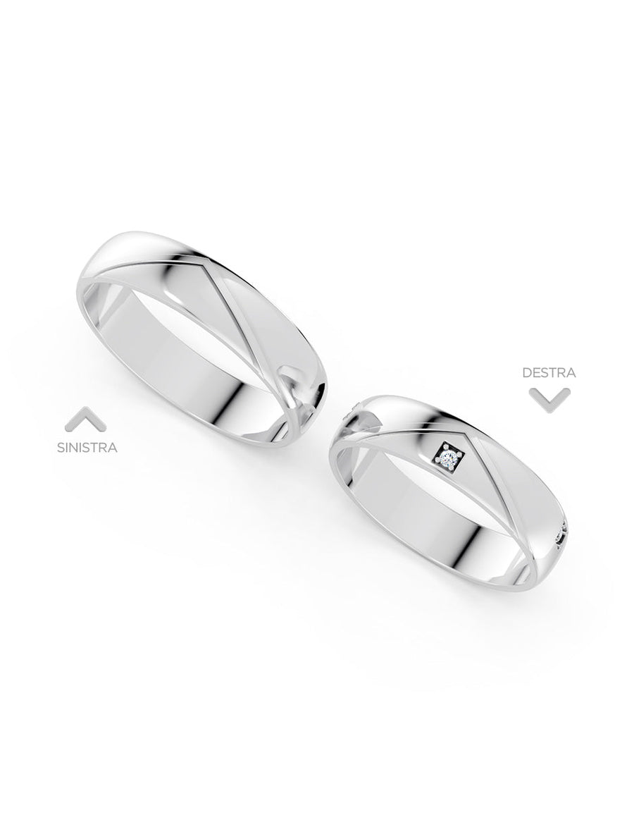 Argolla de matrimonio - unión perfecta - UNITI74