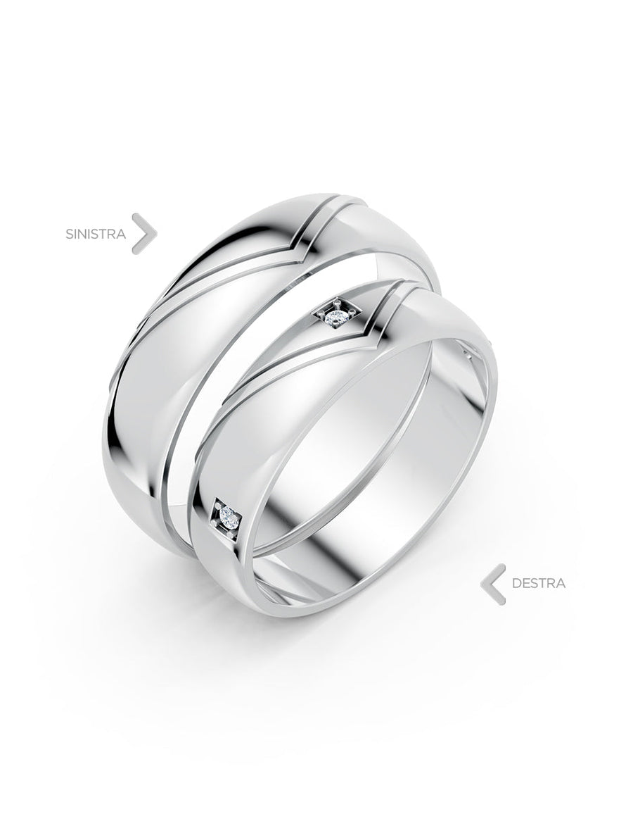 Argolla de matrimonio - unión perfecta - UNITI74