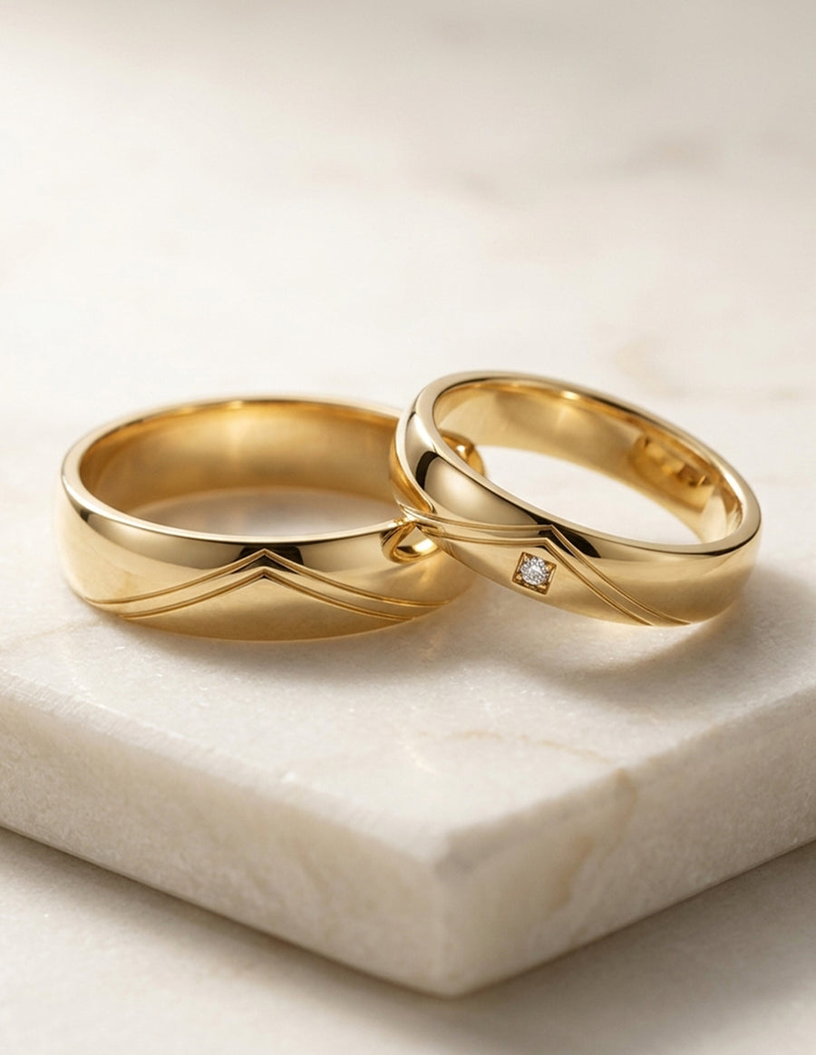 Argolla de matrimonio - unión perfecta - UNITI74