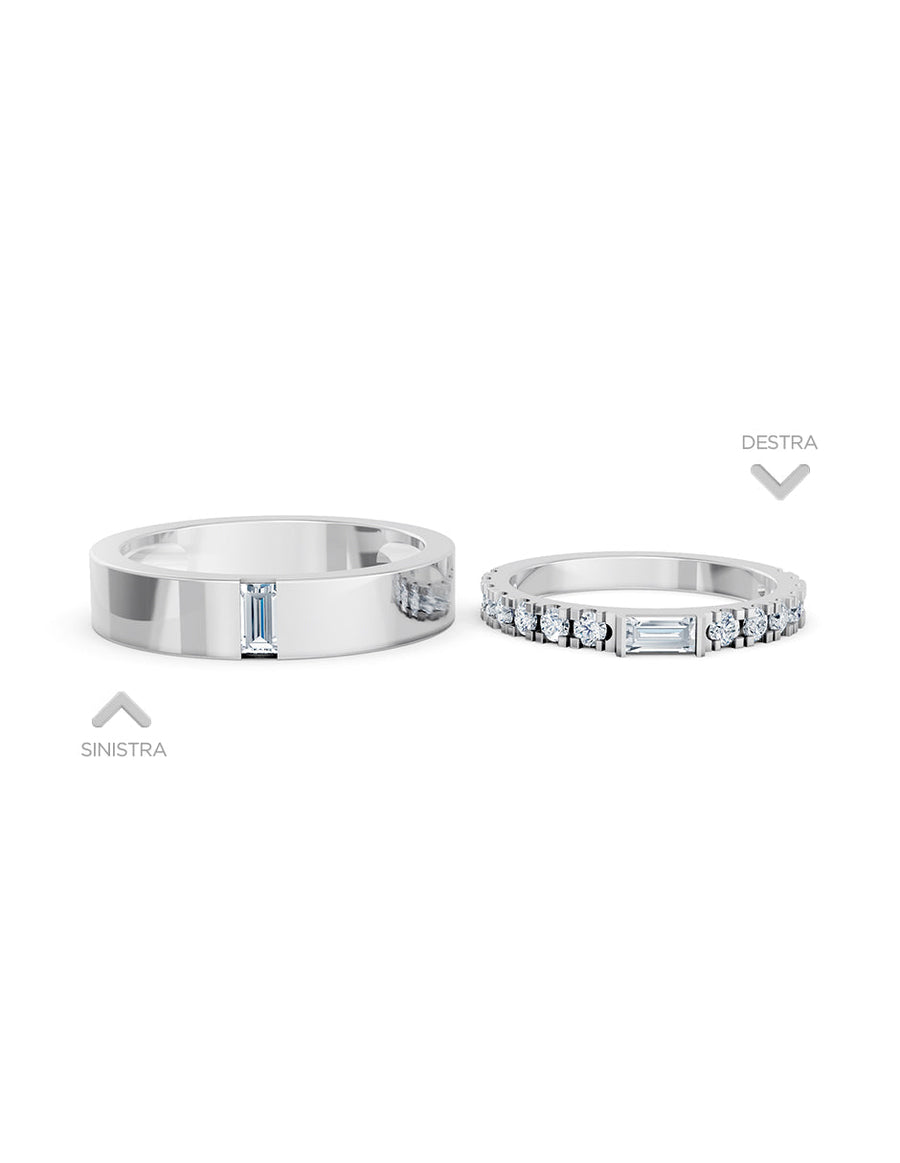 Argolla de matrimonio - unión perfecta - UNITI76