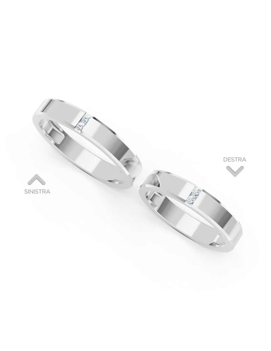 Argolla de matrimonio - unión perfecta - UNITI77
