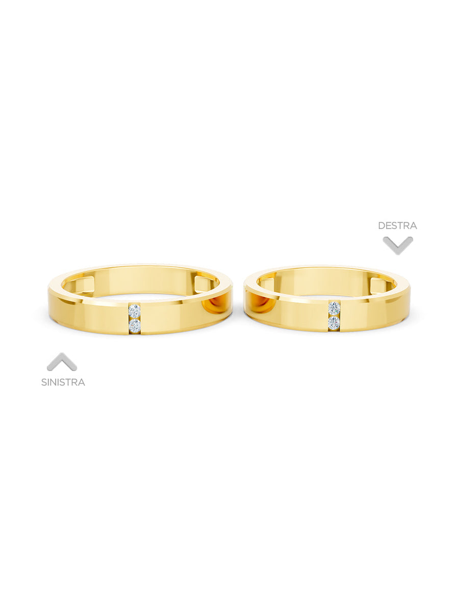 Argolla de matrimonio - unión perfecta - UNITI77