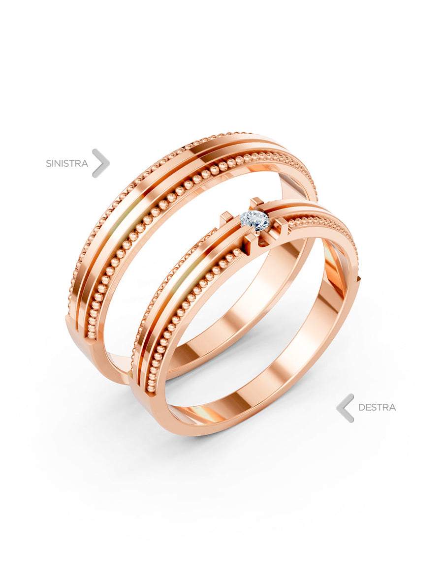 Argolla de matrimonio - unión perfecta - UNITI8