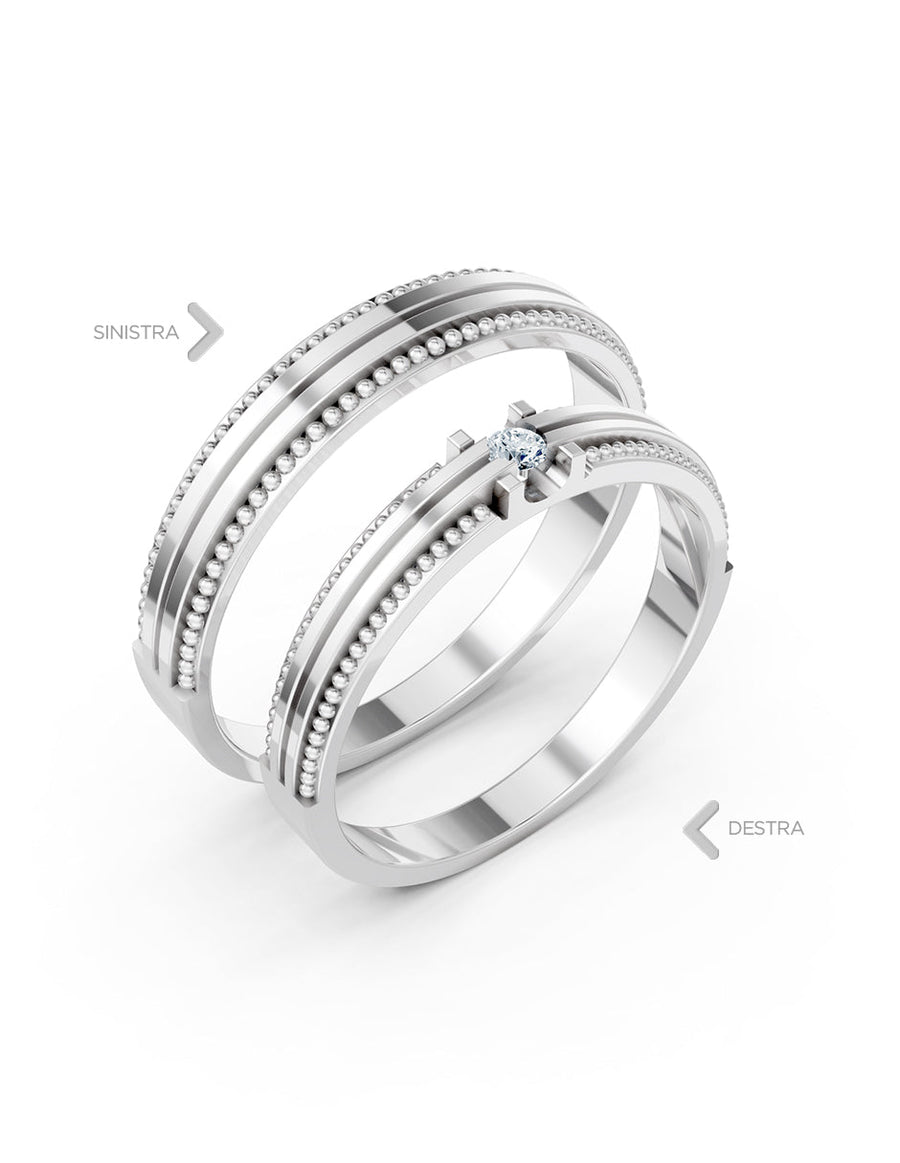 Argolla de matrimonio - unión perfecta - UNITI8