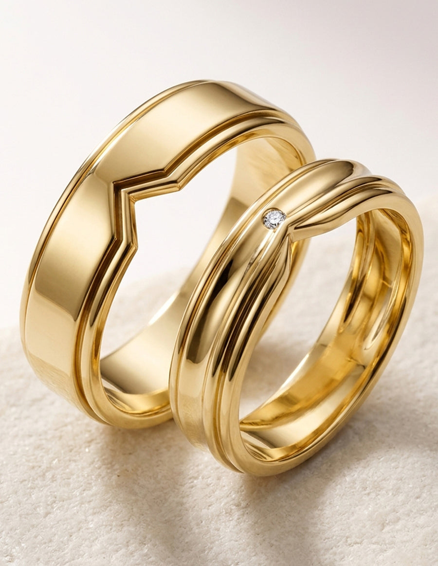 Argolla de matrimonio - unión perfecta - UNITI80