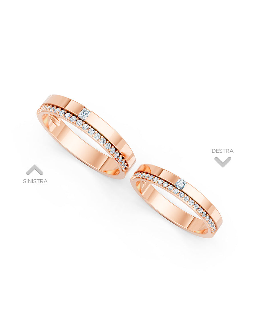 Argolla de matrimonio - unión perfecta - UNITI81