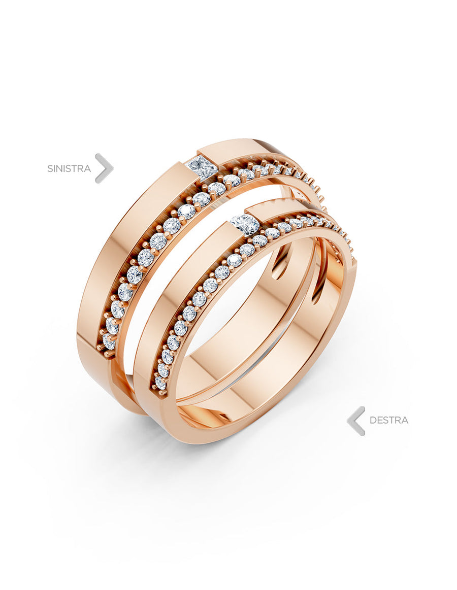 Argolla de matrimonio - unión perfecta - UNITI81