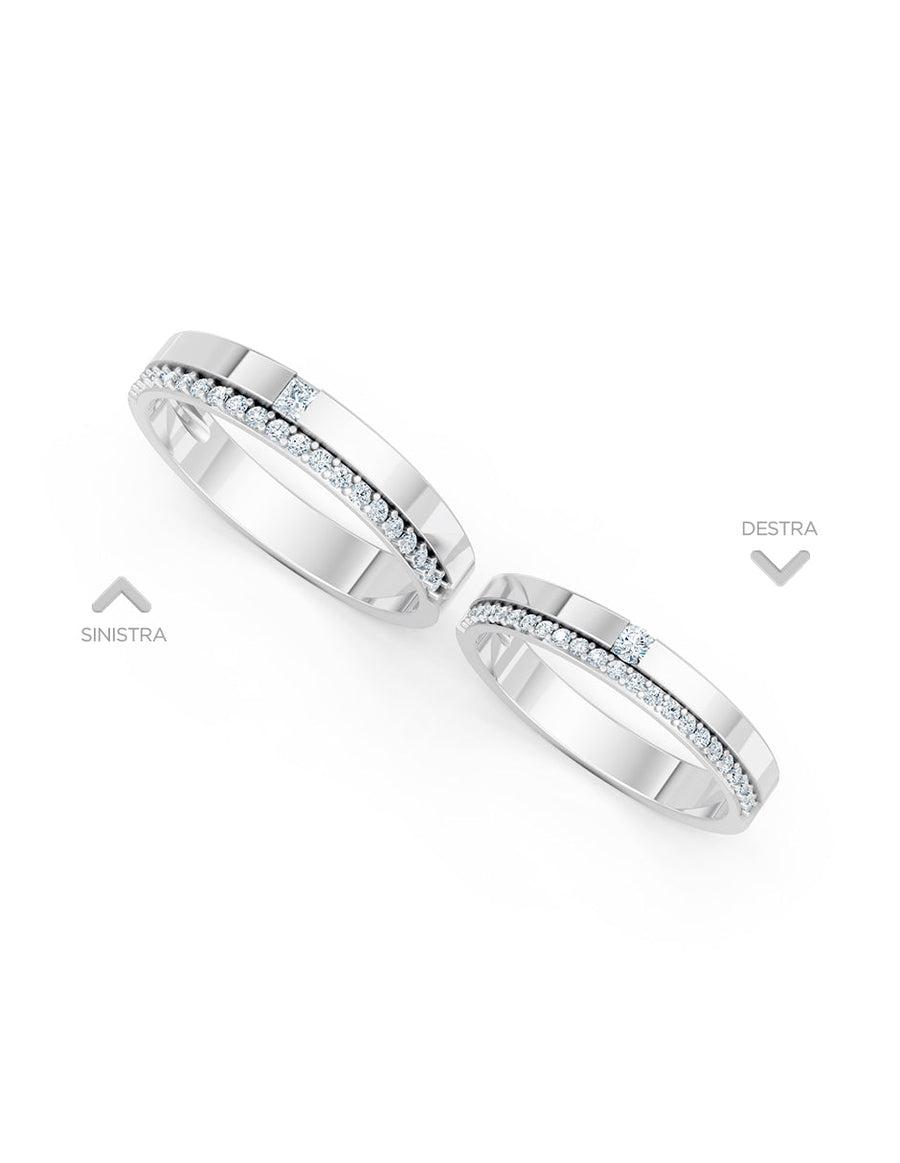 Argolla de matrimonio - unión perfecta - UNITI81