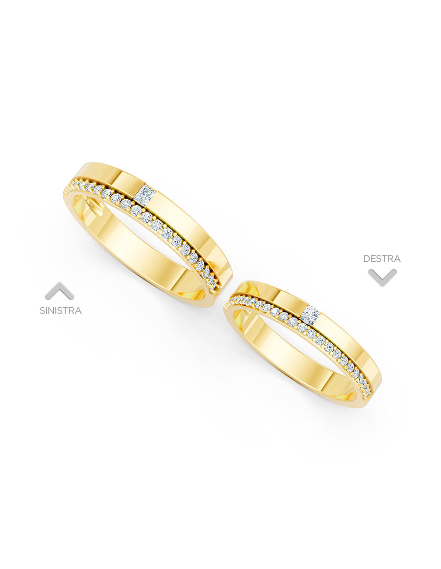 Argolla de matrimonio - unión perfecta - UNITI81