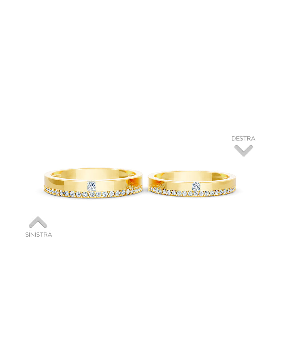 Argolla de matrimonio - unión perfecta - UNITI81