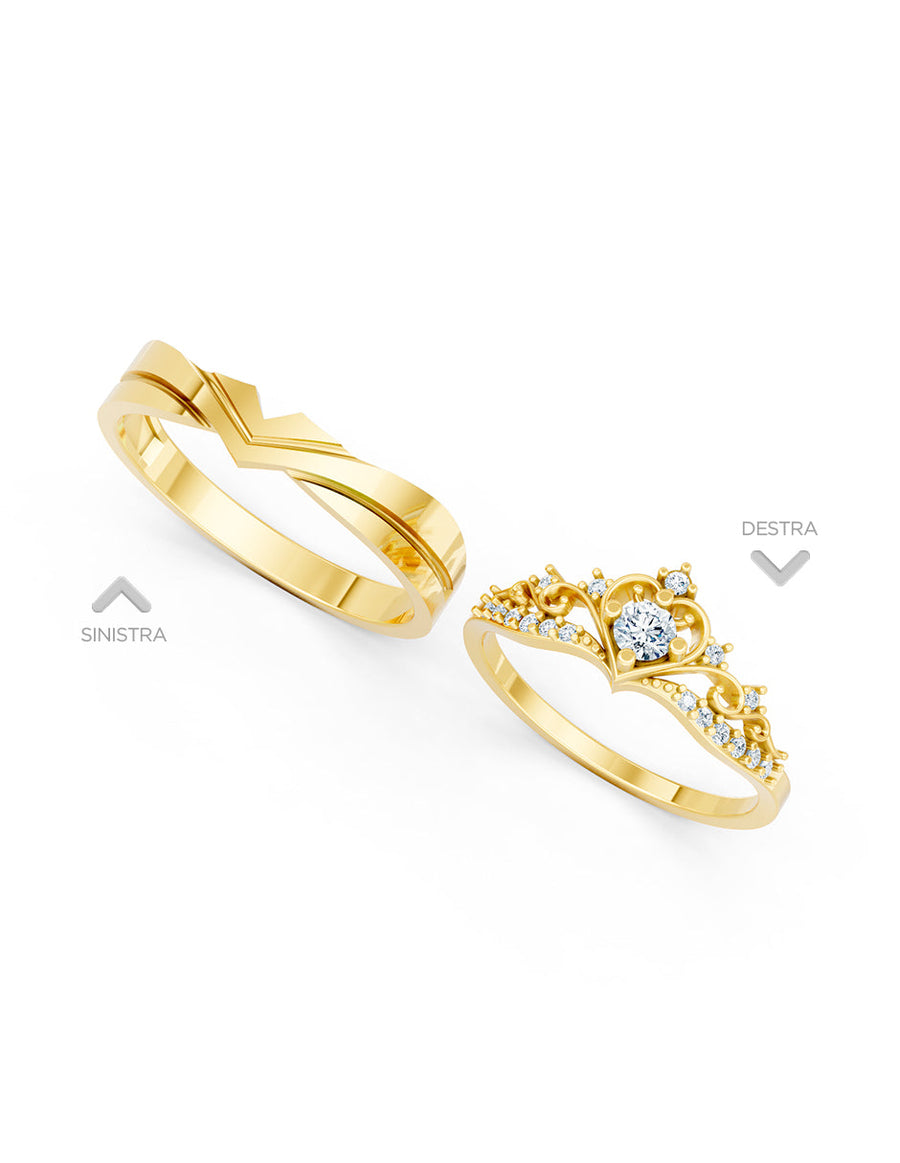 Argolla de matrimonio - unión perfecta - UNITI82