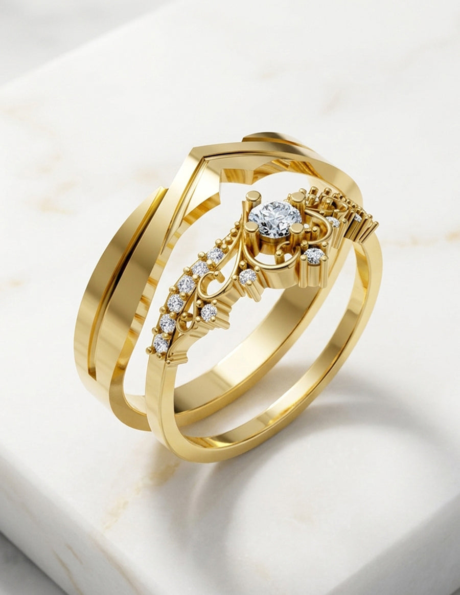 Argolla de matrimonio - unión perfecta - UNITI82
